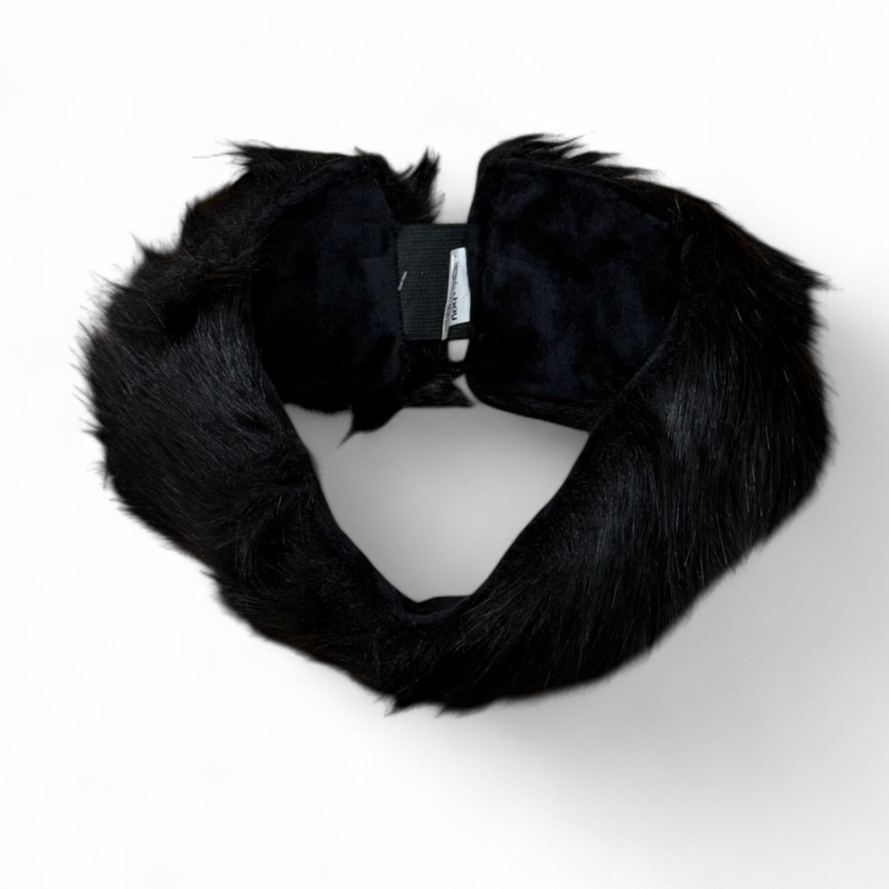 New - Brook + Bay Black Faux Fur Headband